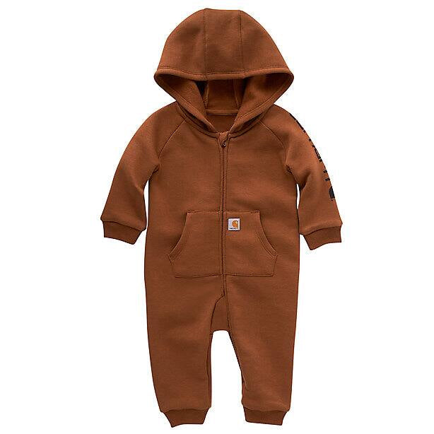 Infants' Long-Sleeve Fleece Zip Front Coverall CM8751