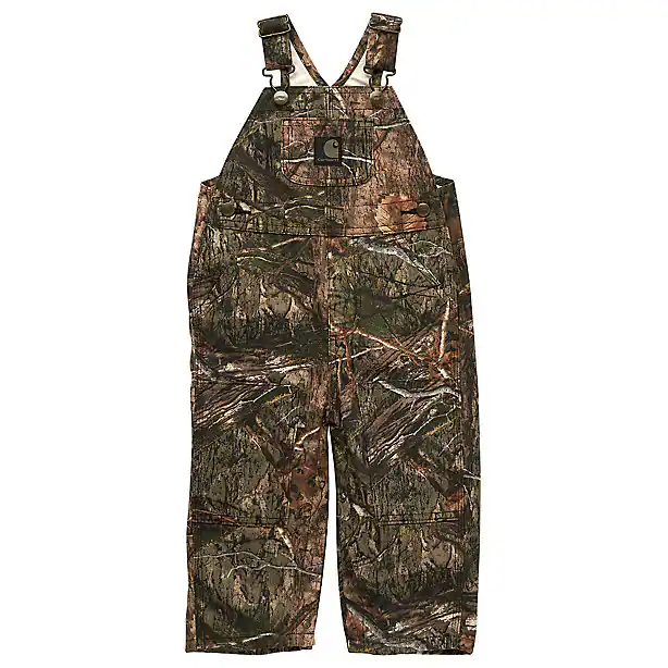 Boys' Canvas Camo Bib Overalls CM8758