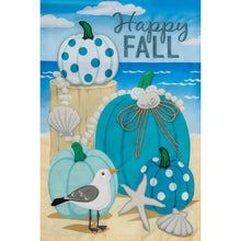 Fall & Winter Burlap Garden Flags coastal fall