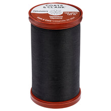 Black upholstery thread