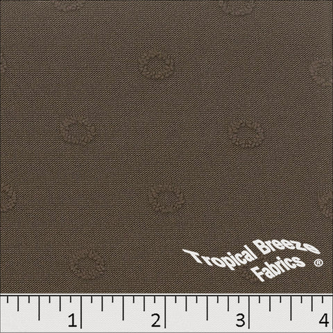 coffee, Swiss Circle Polyester Knit Fabric 323544