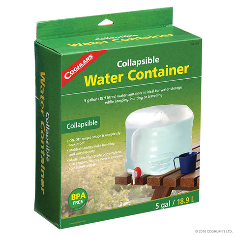 Collapsible water jug