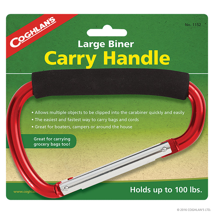 Large biner carry handle