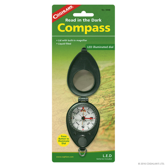 Glow in the dark compass.