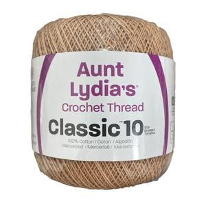 Copper Mist Aunt Lydia's crochet thread.