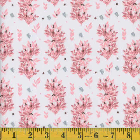 coral, Addy Dotted Dobby Polyester Fabric 1371