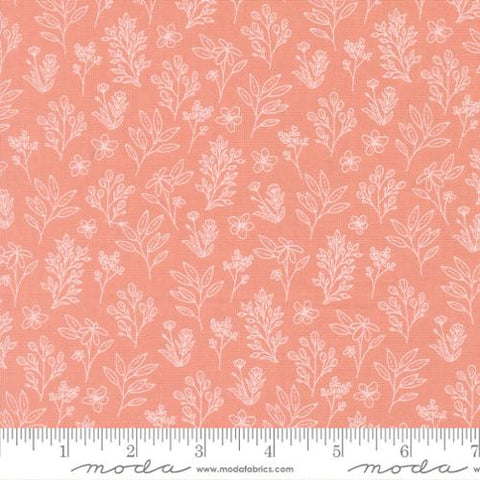 coral, Potted Collection Cuttings Cotton Fabric 26145