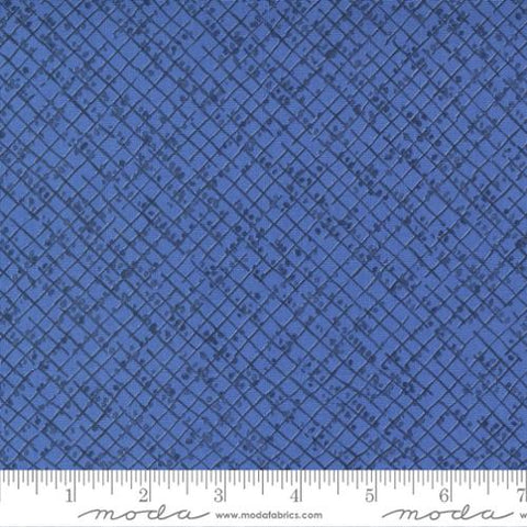 Wild Blossoms Collection Blotted Graph Paper Cotton Fabric 48737 cornflower