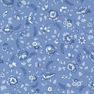 Blueberry Delight Collection Blueberry Fields Cotton Fabric 3031 cornflower blue