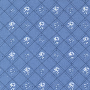 Blueberry Delight Collection Checks and Plaids Cotton Fabric 3032 cornflower blue