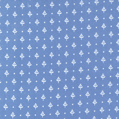 Blueberry Delight Collection Tree Blenders Cotton Fabric 3035 cornflower blue