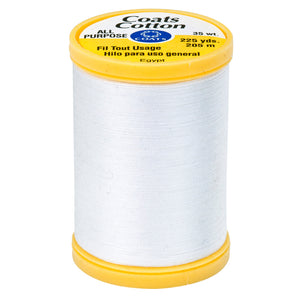 White cotton thread