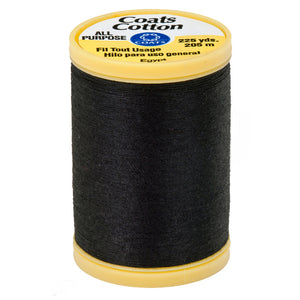 Black cotton thread