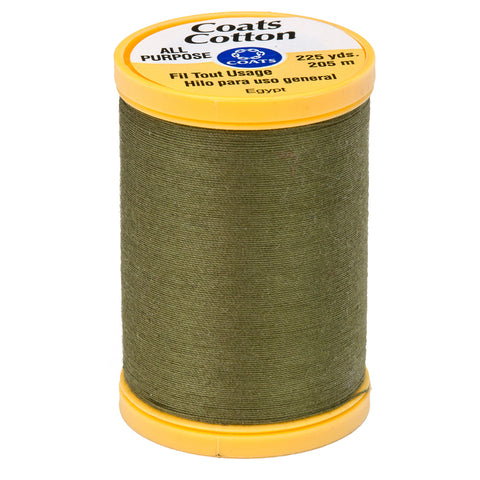 Bronze green cotton thread