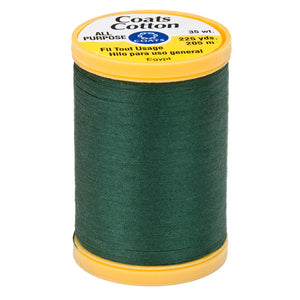 Forest green cotton thread