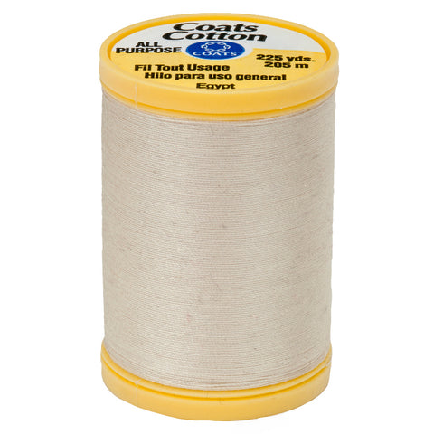 Cream cotton thread