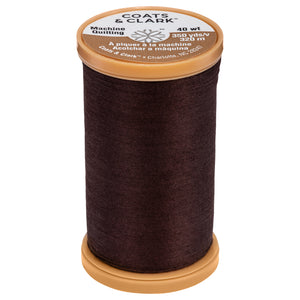 Chona brown cotton thread for machine quilting