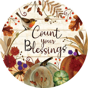 Fall and Winter Accent Magnets count your blessings