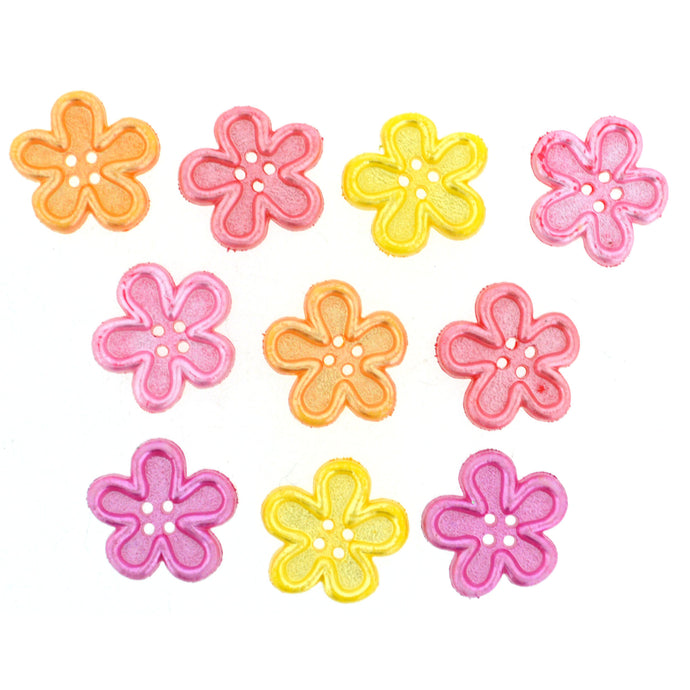 Flower buttons