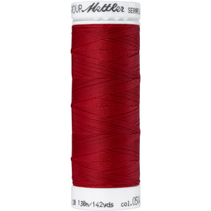 Country Red Mettler Stretch Thread on spool