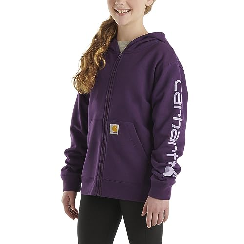 Crown Jewel Girls' Long-Sleeve Full-Zip Sweatshirt CP9577