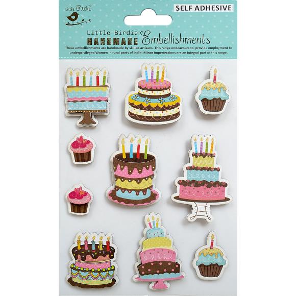 Yummy Cakes 3D Stickers CR83659