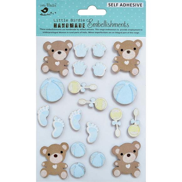 Little Hands Tiny Feet 3D Stickers CR83665