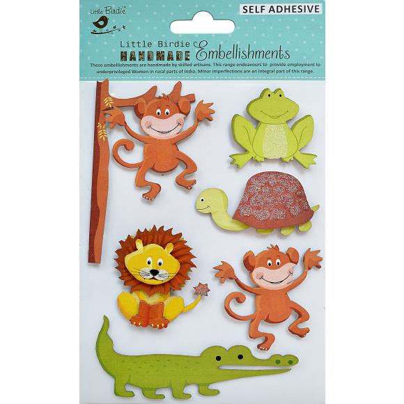 Animal Buddies 3D Stickers CR83667