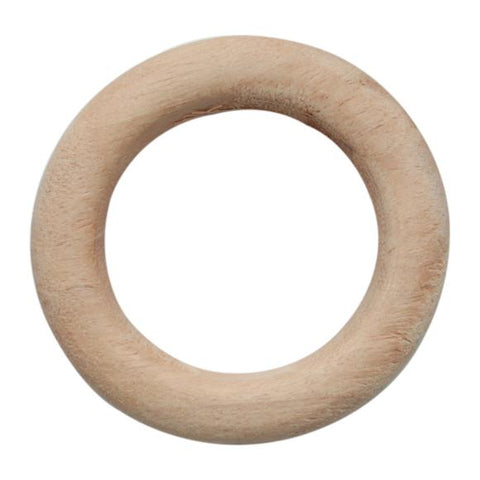 2 Inch Wooden Macrame Ring CR8545
