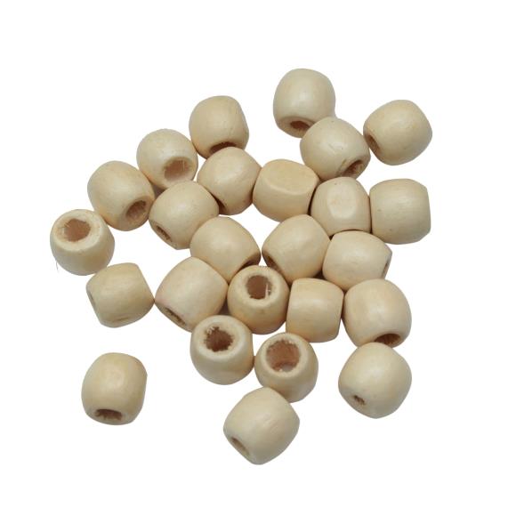 12mm Wooden Oval Polished Beads CR87380