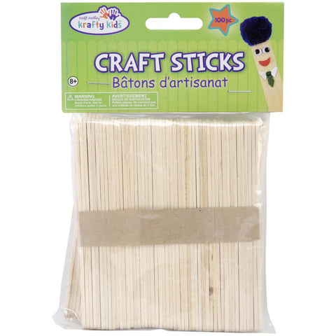Wooden craft stick