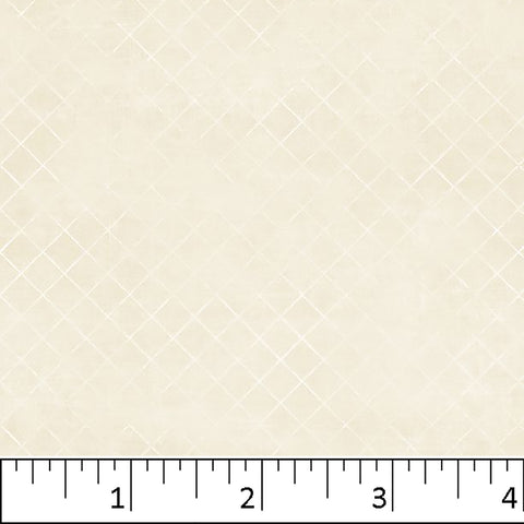 Extra Wide Trellis Cotton Fabric cream
