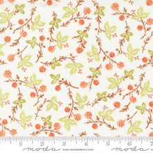 Cinnamon and Cream Collection Autumn Stems Cotton Fabric cream