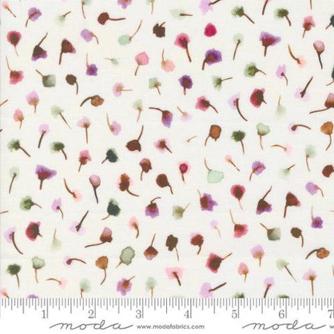 Blooming Lovely Collection Bud Watercolor Cotton Fabric 16976 cream