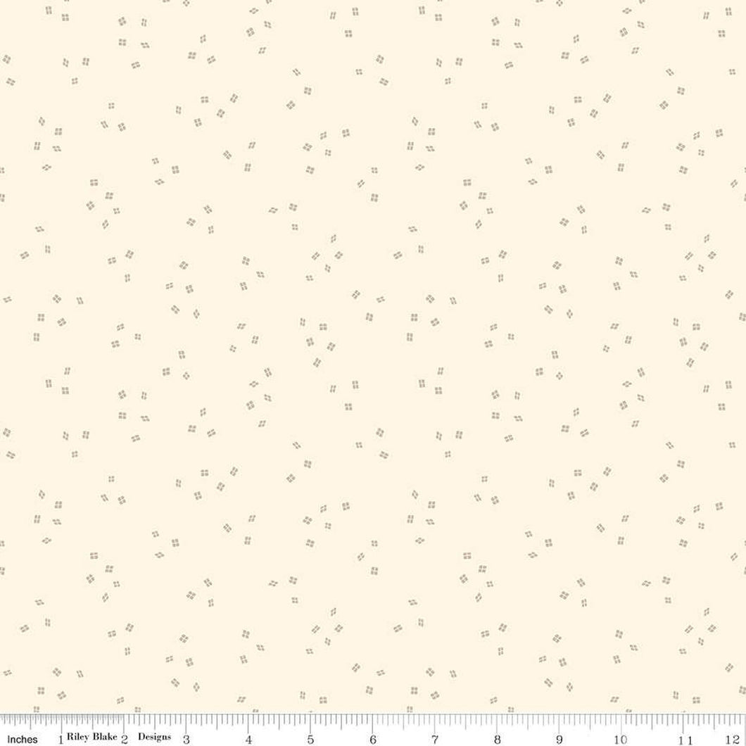 Blossom Lane Collection Windows Cotton Fabric C14007 cream