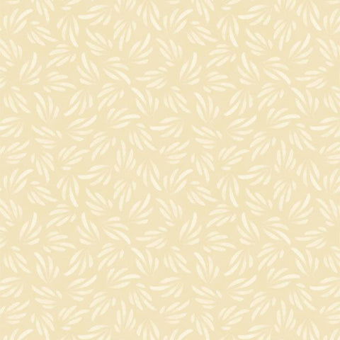 cream, Chickadee Charm Collection Tonal Petals Cotton Fabric 27731