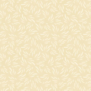 cream, Chickadee Charm Collection Tonal Petals Cotton Fabric 27731