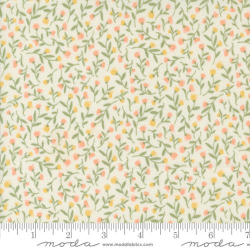 Flower Girl Collection Small Meadow Cotton Fabric 31731 cream
