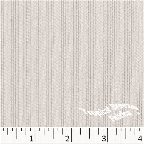 cream, Ideal Rib Knit Polyester Fabric 32351