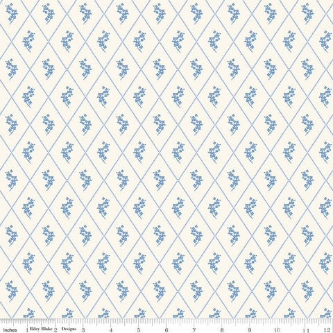 cream, Penelope Collection Diamond Cotton Fabric C16642