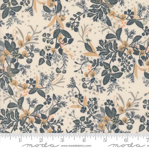 cream, Rainier Collection Herb Garden Cotton Fabric 38140