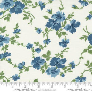 Shoreline Collection Getaway Florals Cotton Fabric 55306 cream