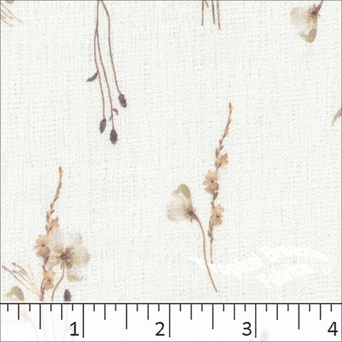 cream, Vintage Weave Polyester Fabric 042613