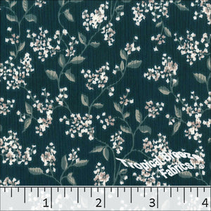 Yoryu Floral Print Polyester Fabric 048426 cream