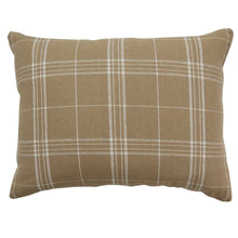 Cream, Fieldstone Plaid Standard Pillow Sham 458