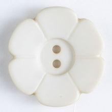 Cream flower button