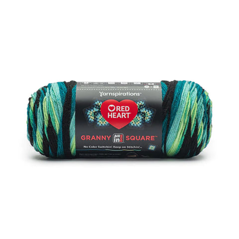 All in One Granny Square Yarn E310 cyber leaf