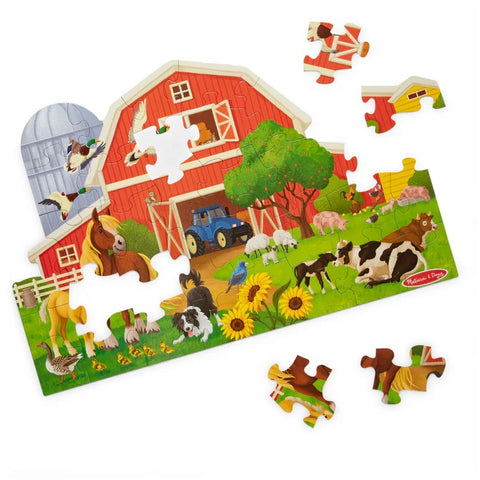 Busy Barn Shaped Floor Puzzle - 32 Pieces 51696