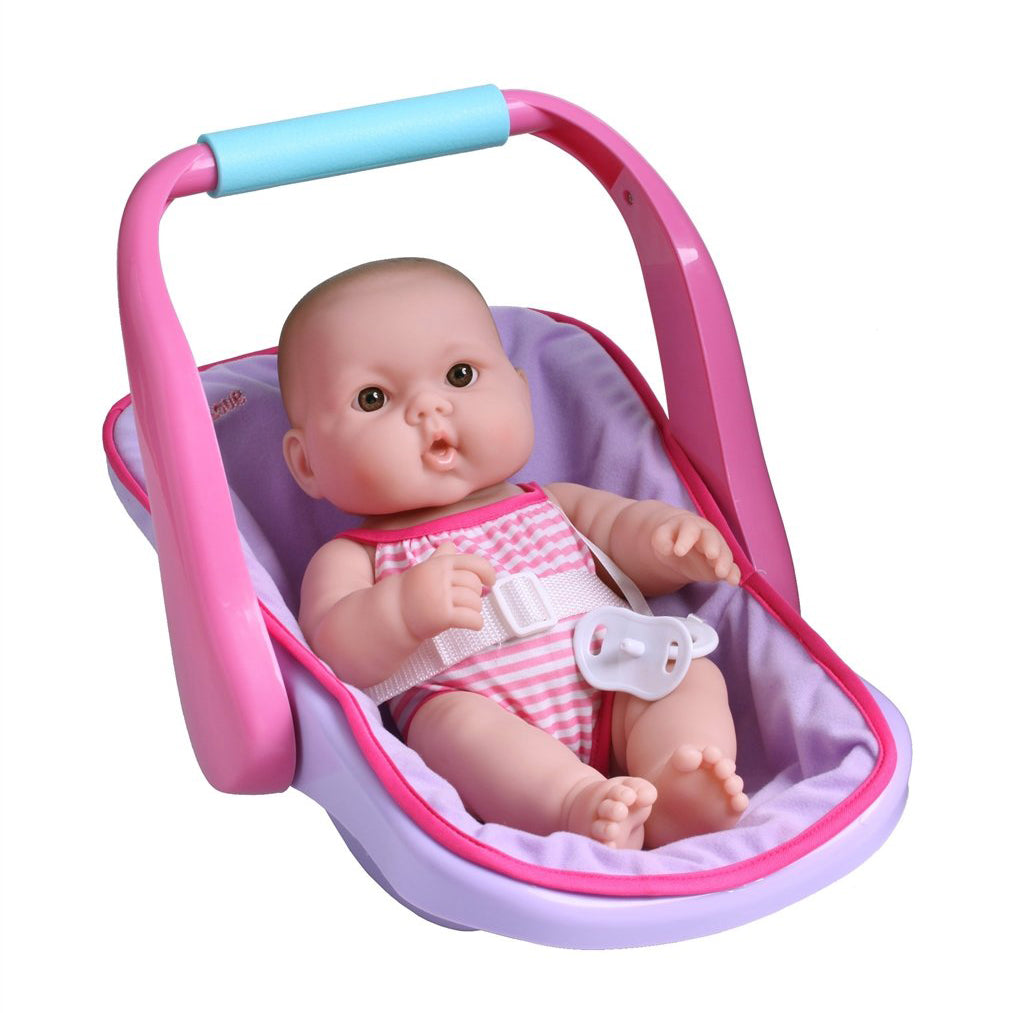 JC Toys Lots to Love Vinyl Doll in Baby Carrier 16132