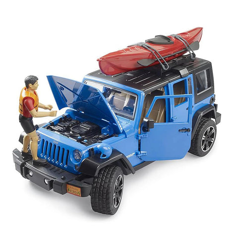 1/16 Jeep Wrangler Rubicon Unlimited with Kayak and Kayaker 2529